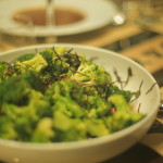 Salada de brócolos e algas